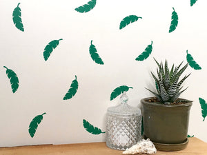 Banana Leaf Wall Decals - Cutouts Canada Vinyl Wall Decals