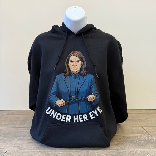 Aunt Marlaina — UNDER HER EYE  Limited Edition Anti-UCP Notwithstanding Clause Protest Hoodie