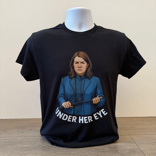 Aunt Marlaina — UNDER HER EYE  “Vicious Compliance Alberta Book Ban Tour 2025” T-Shirt (Front + Back Print)