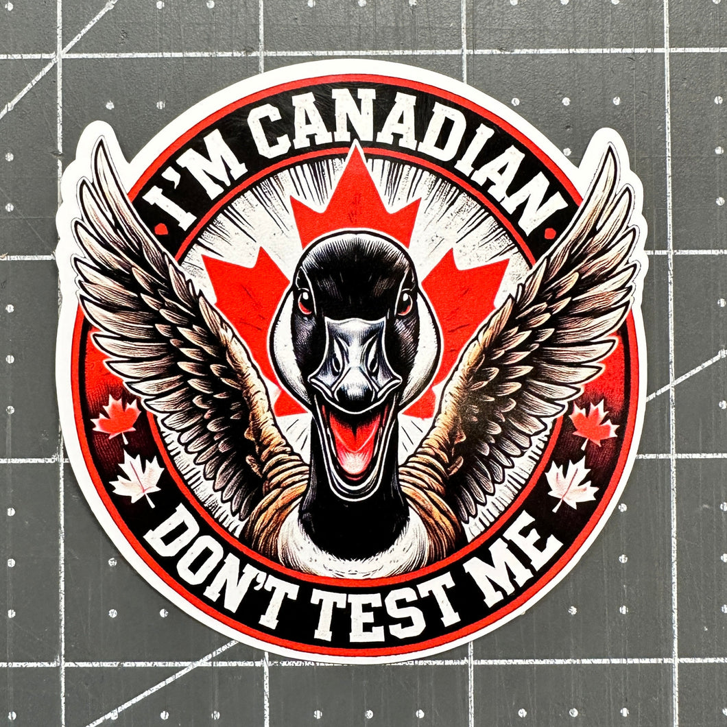 Defiant Canada Goose Vinyl Sticker