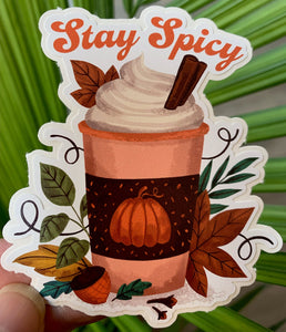 Pumpkin Spice Coffee Sticker