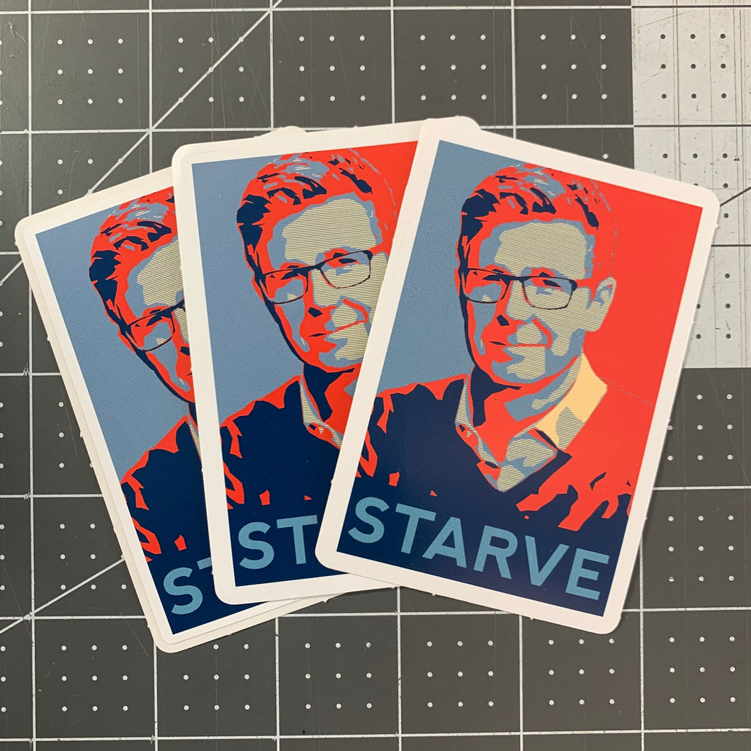 STARVE Sticker Set