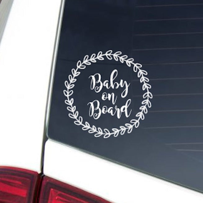 Baby on Board, Baby on Board Car Decal , Vinyl Decal , Baby on Board  Sticker , Car Sticker , Decal for Mom , New Mom Gift -  Canada