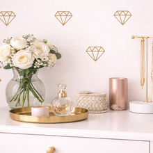 Geometric Diamond Wall Decals