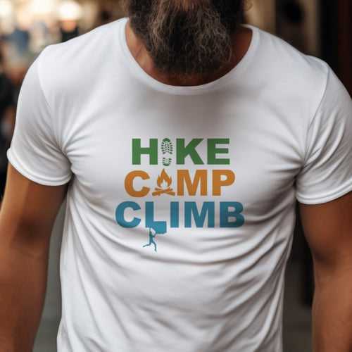 Hike Camp Climb Graphic Tee