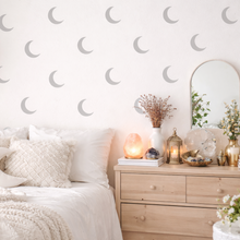 Celestial Crescent Moon Wall Decals