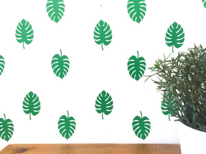 Tropical Leaf Wall Decals - Cutouts Canada Vinyl Wall Decals