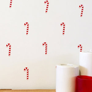 Candy Cane Wall Decals - Cutouts Canada Vinyl Wall Decals