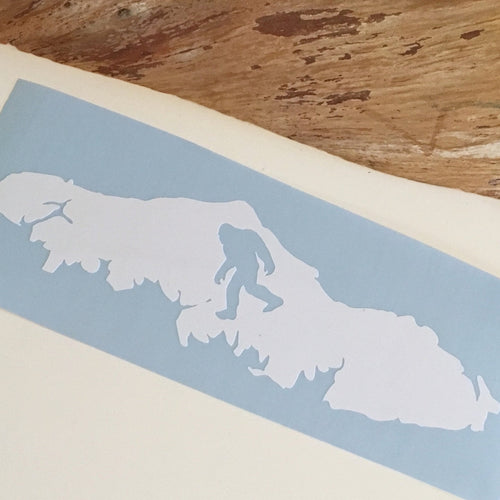 Vancouver Island Sasquatch Decal - Cutouts Canada Vinyl Wall Decals