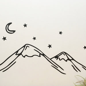 Mountain Wall Decal - Cutouts Canada Vinyl Wall Decals