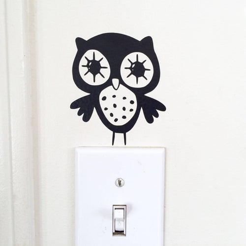 Owl Removable Vinyl Wall Decal - Cutouts Canada Vinyl Wall Decals