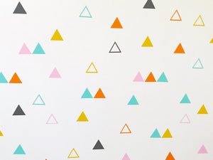 Triangle 5 Colour Vinyl Wall Decals - Cutouts Canada Vinyl Wall Decals